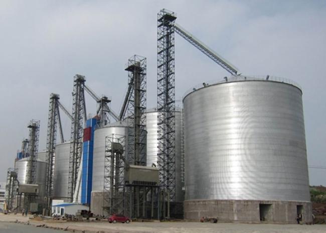 怀化大型钢板库构造参数及水泥储存质量